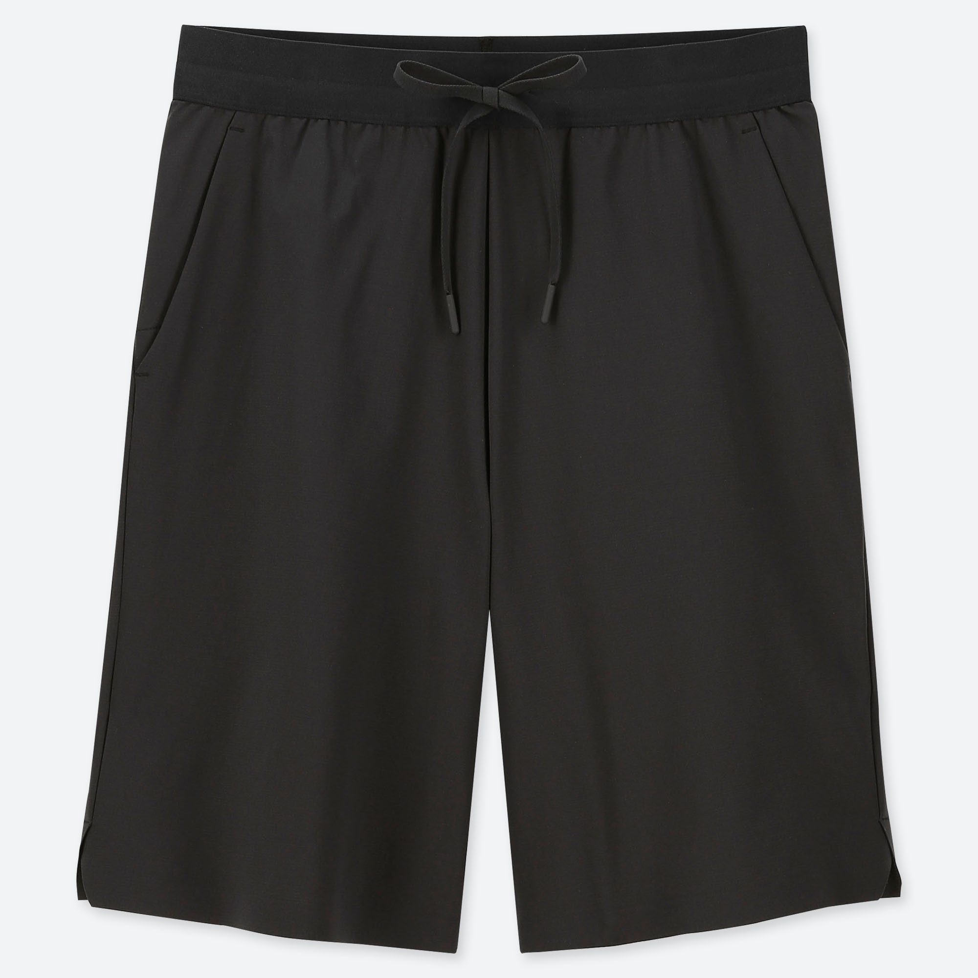 black knee length shorts