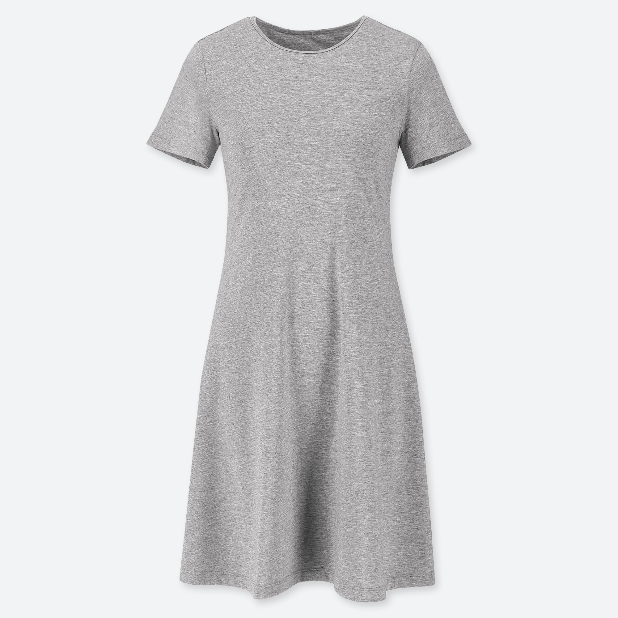 gray short sleeve dress