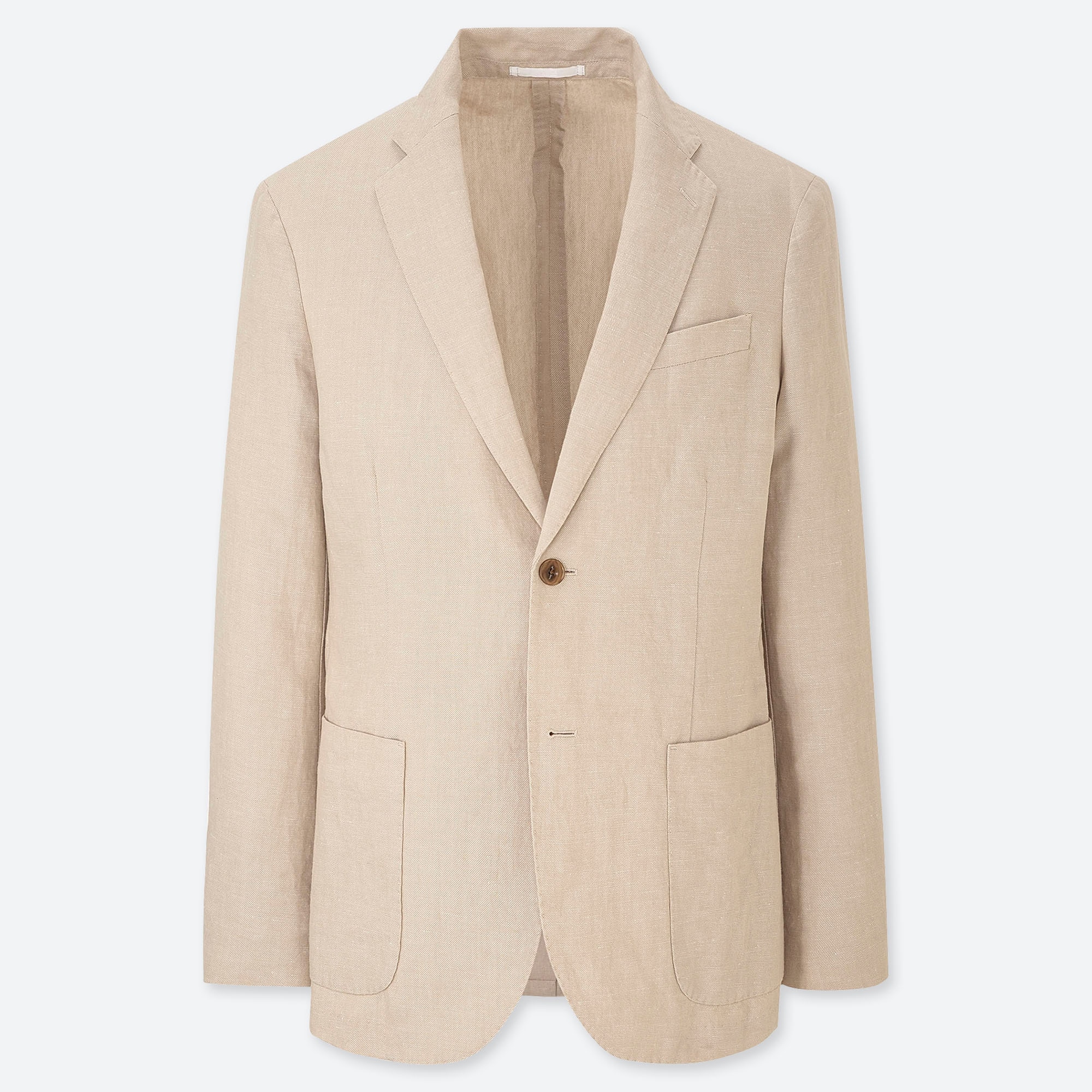 MEN LINEN COTTON SLIMFIT JACKET UNIQLO US