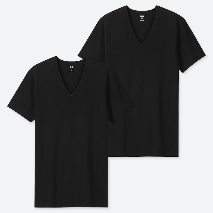 UNIQLO MEN Dry EX Short Sleeve V Neck TShirt StyleHint