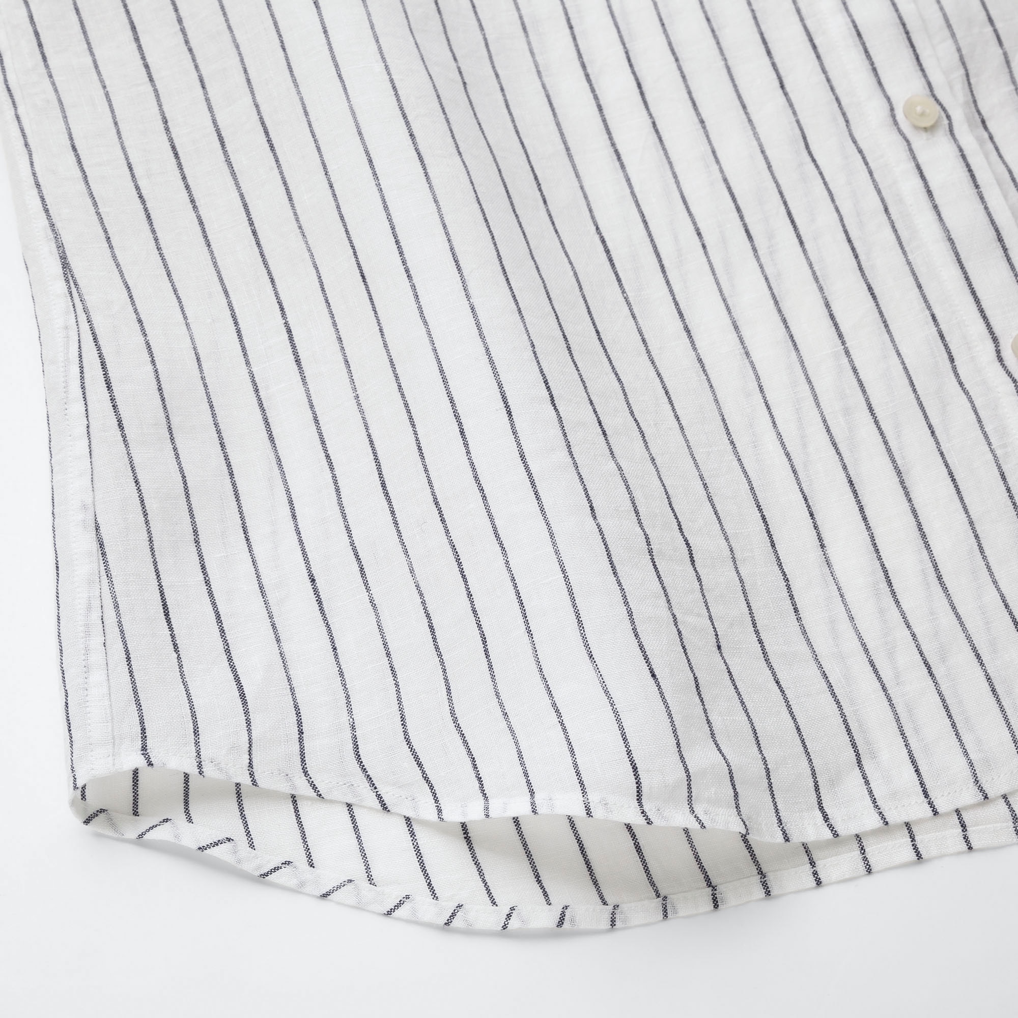 WOMEN PREMIUM LINEN STRIPED LONG SLEEVED SHIRT | UNIQLO