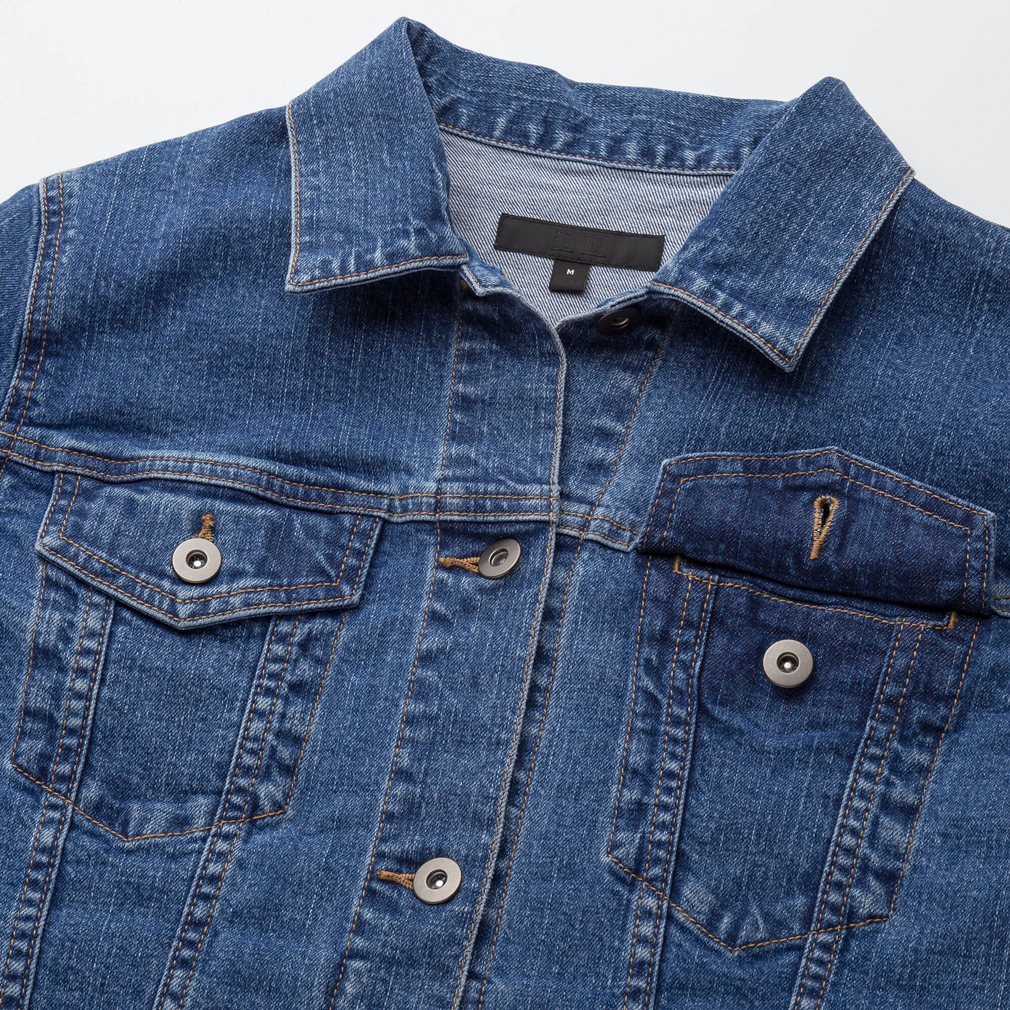 blue jean long jacket