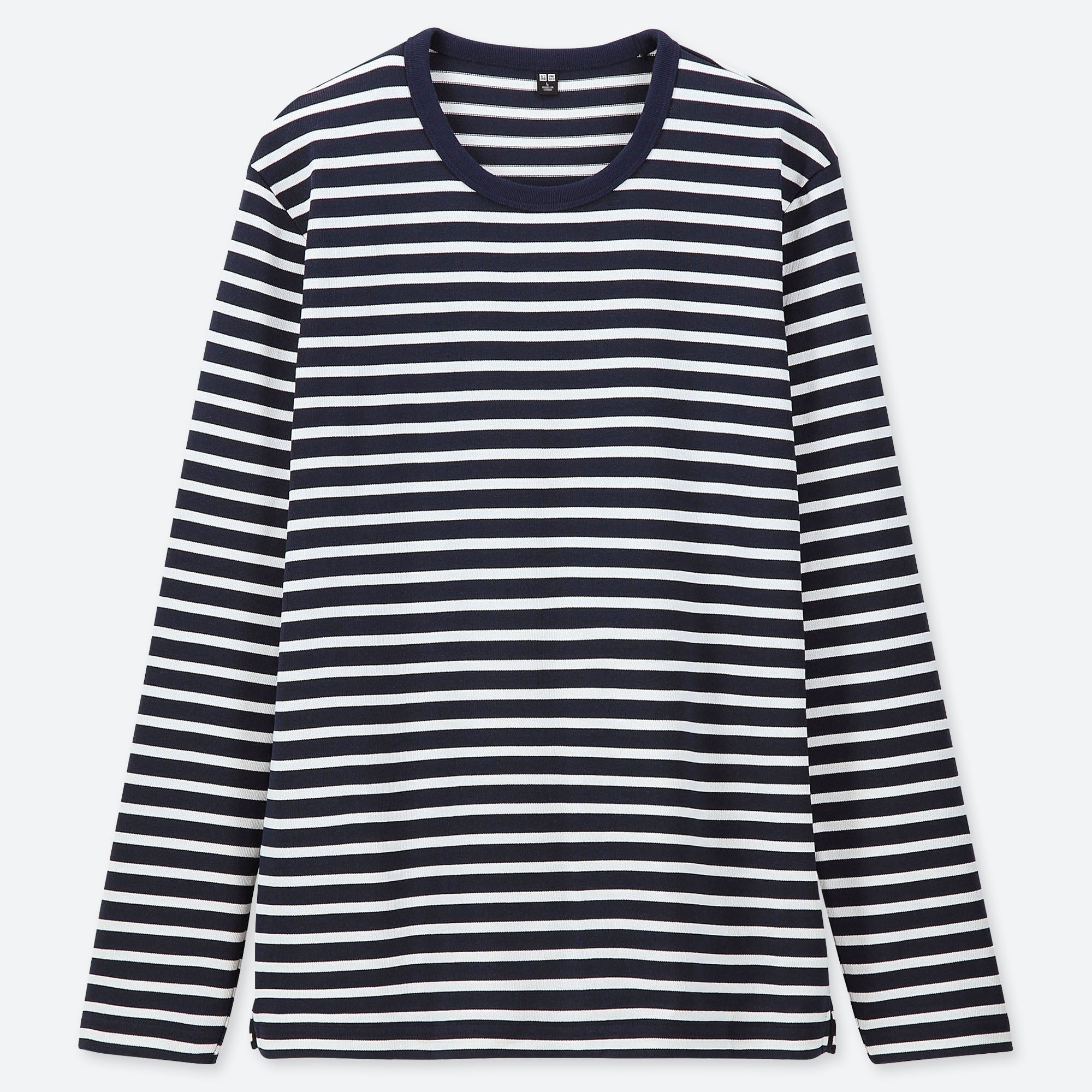 MEN WASHED STRIPED LONG-SLEEVE T-SHIRT | UNIQLO US