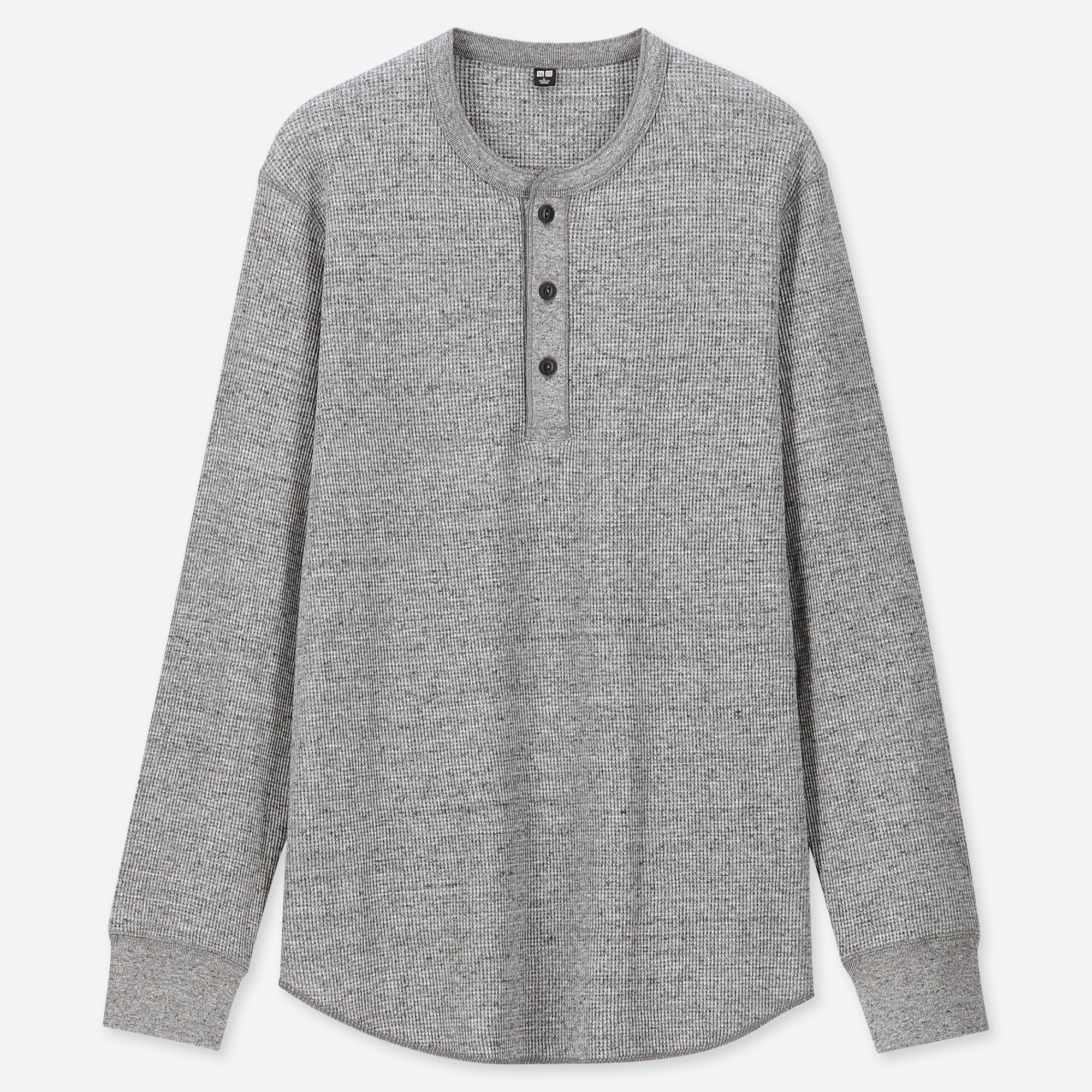 uniqlo waffle shirt mens