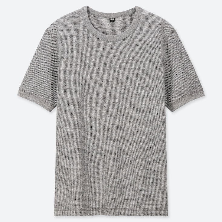 uniqlo waffle shirt mens