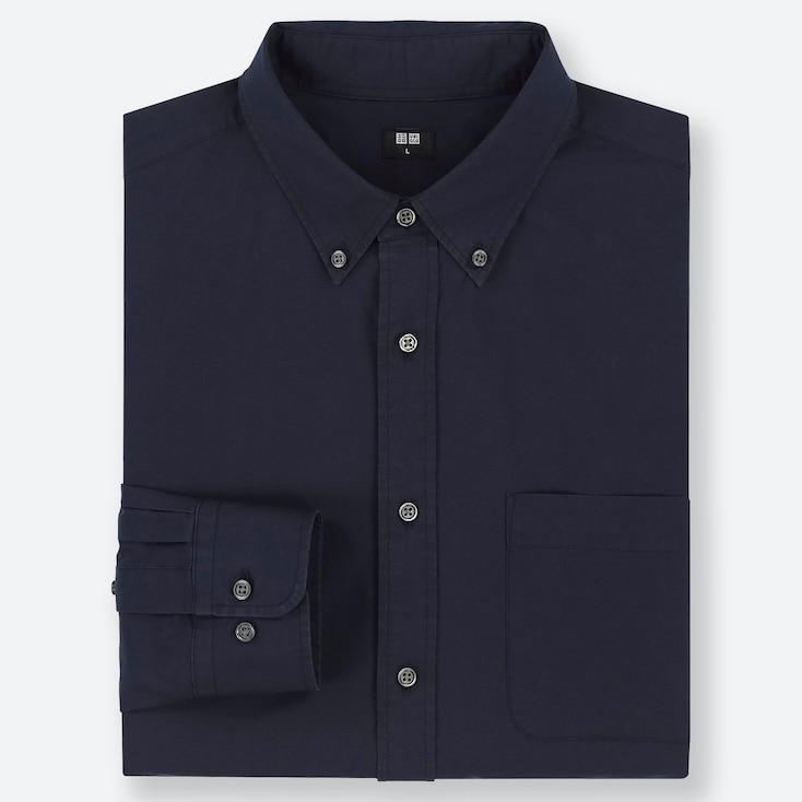 UNIQLO MEN SLIM FIT OXFORD SHIRT (BUTTONDOWN COLLAR) StyleHint