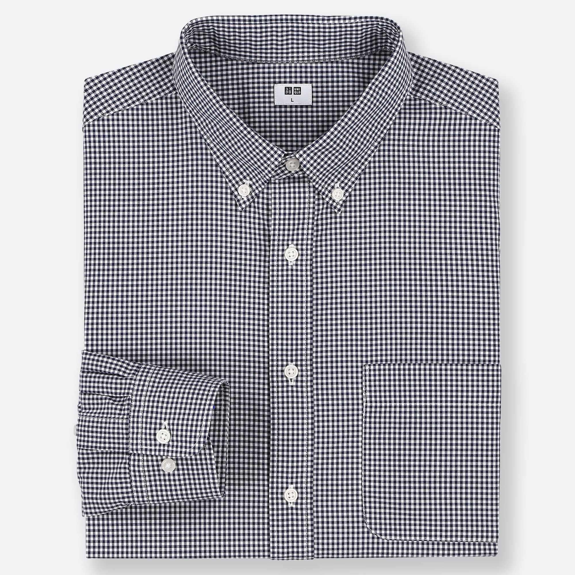 double button shirt collar