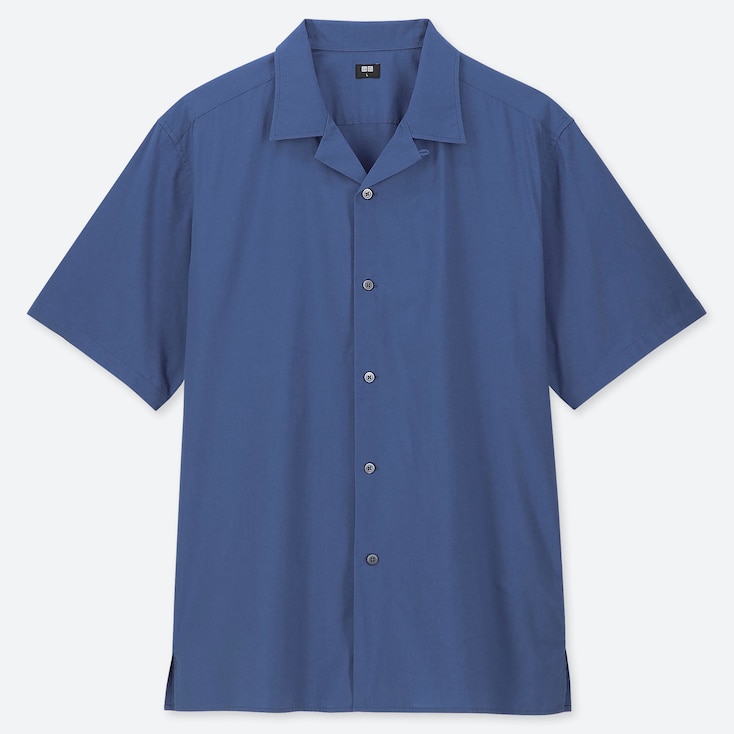 open collar short sleeve uniqlo