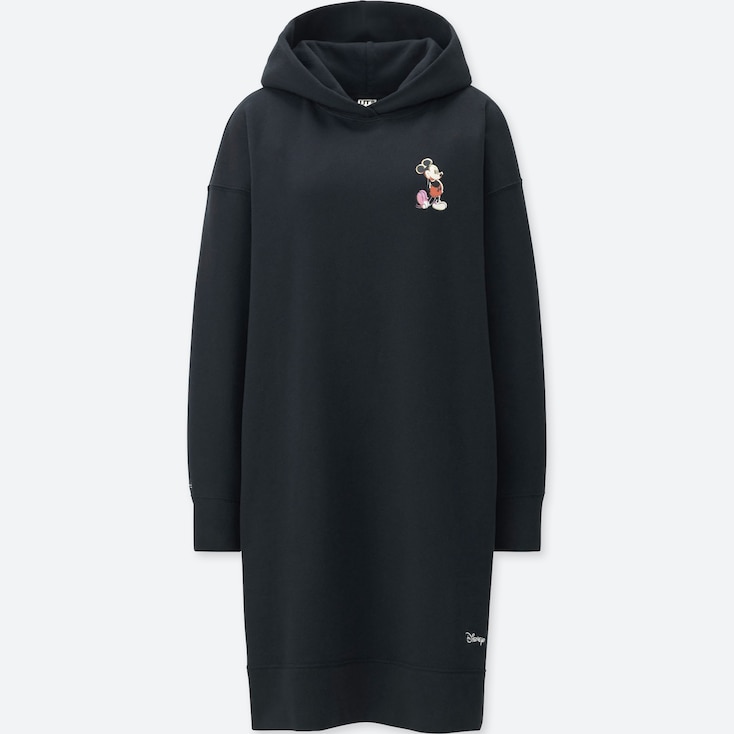 UNIQLO Women Disney Stories UT Graphic Hooded Sweat Dress StyleHint