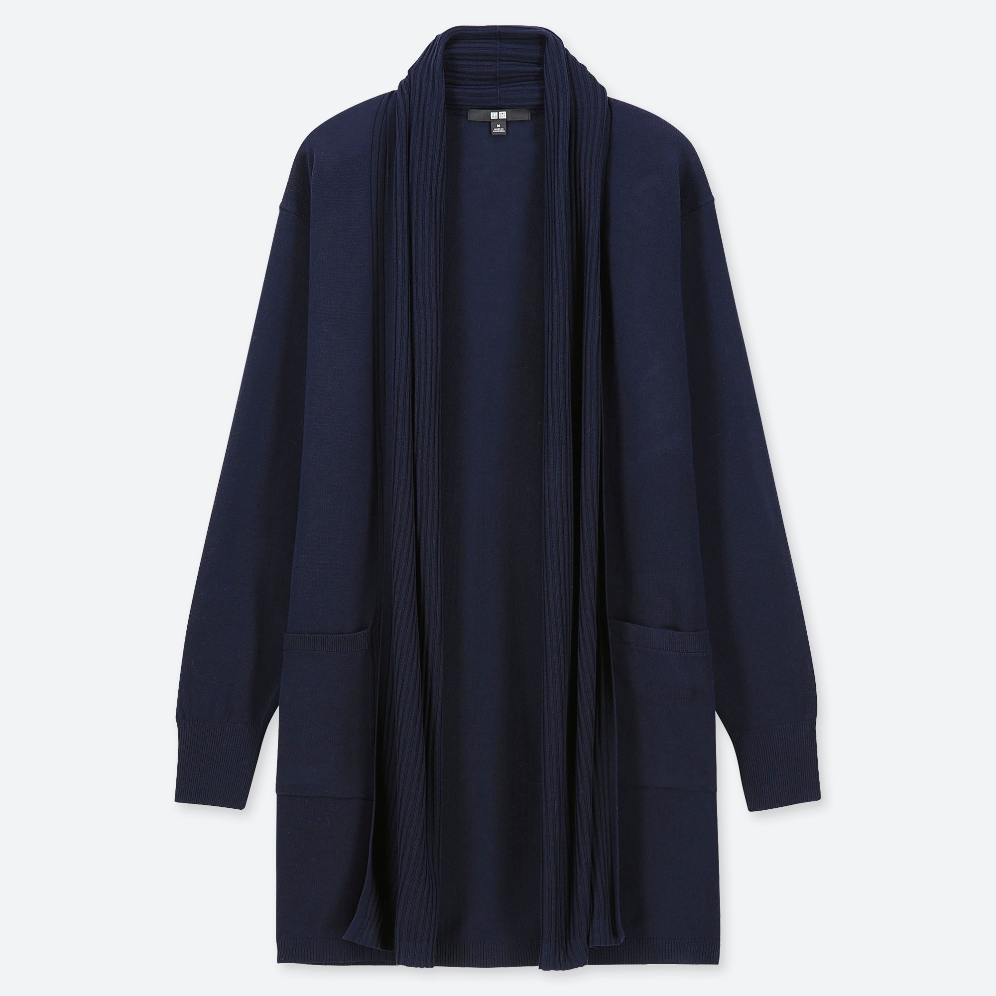 long navy cardigan