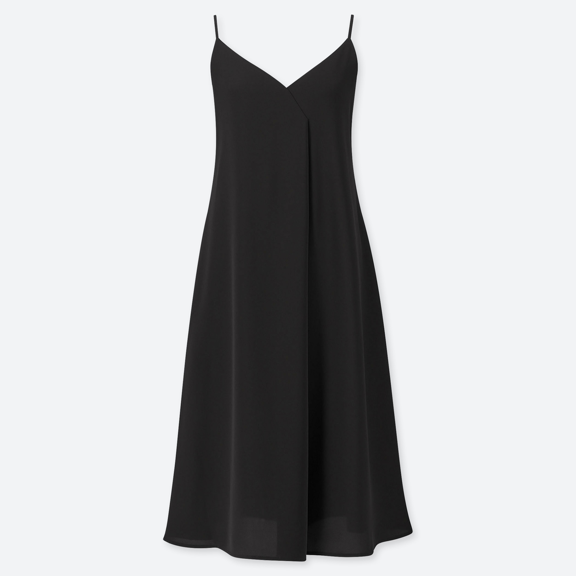 long black camisole dress