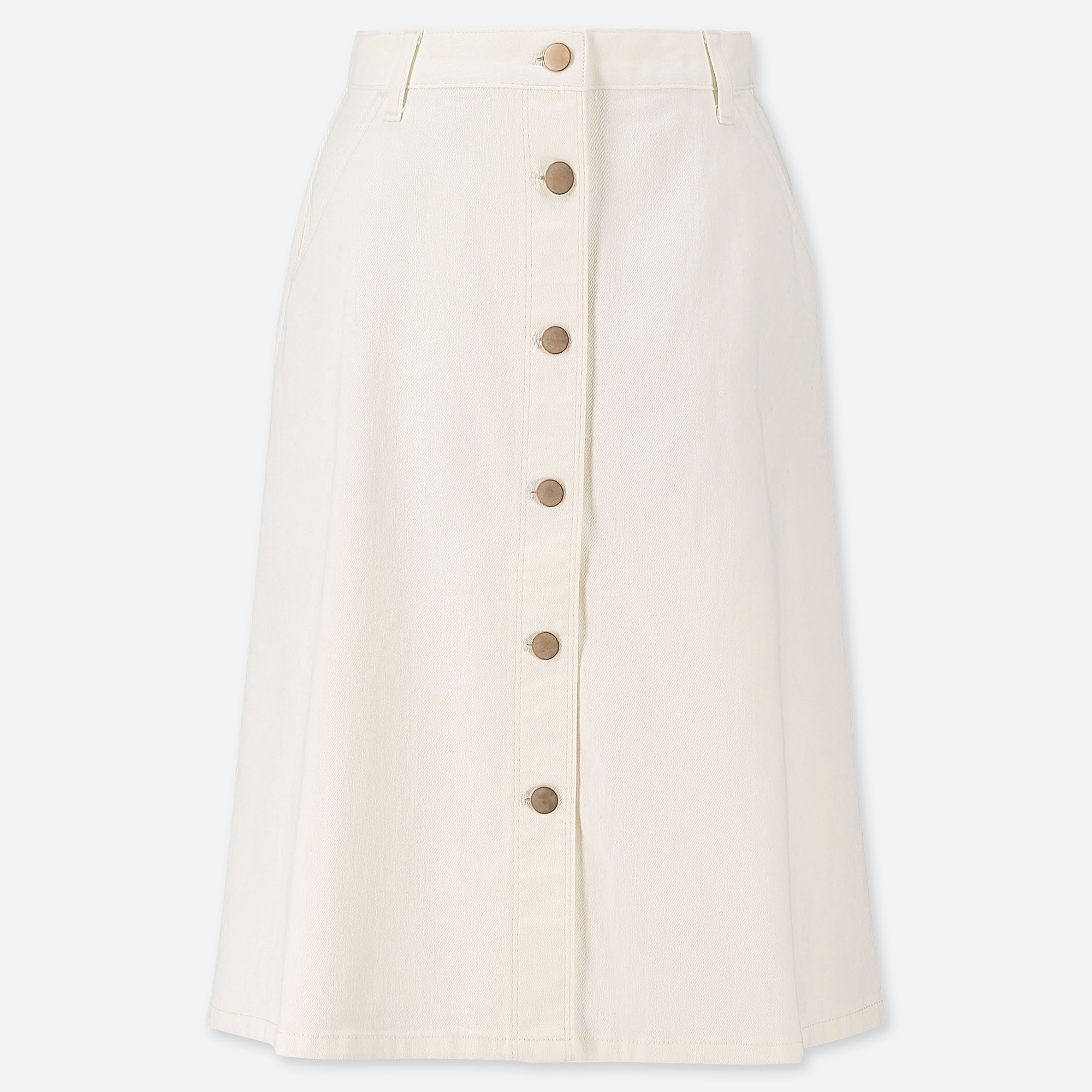 front button circular skirt