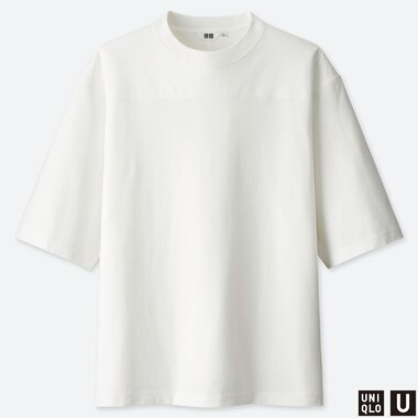 Men U Oversize Crew Neck Half Sleeve T Shirt Uniqlo Us