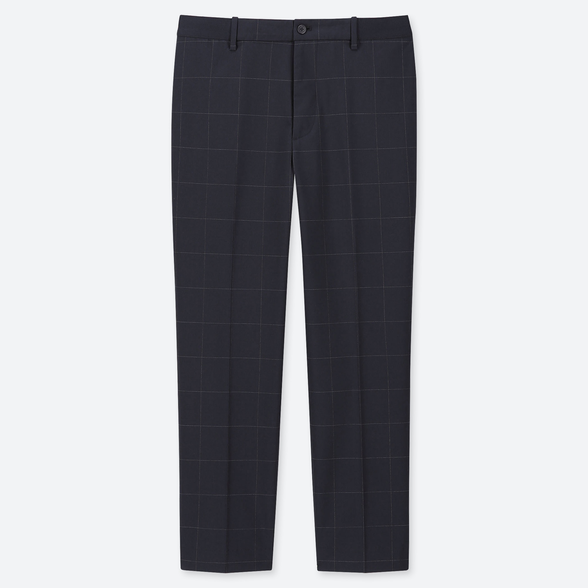 MEN EZY WINDOWPANE ANKLE-LENGTH PANTS | UNIQLO US