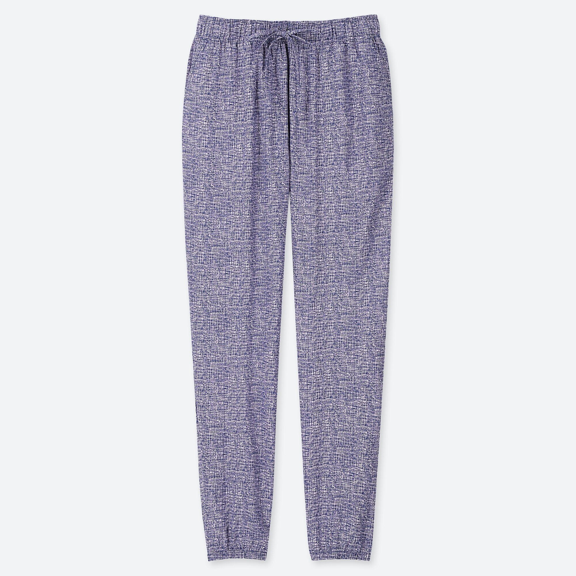 satin drape jogger pants uniqlo