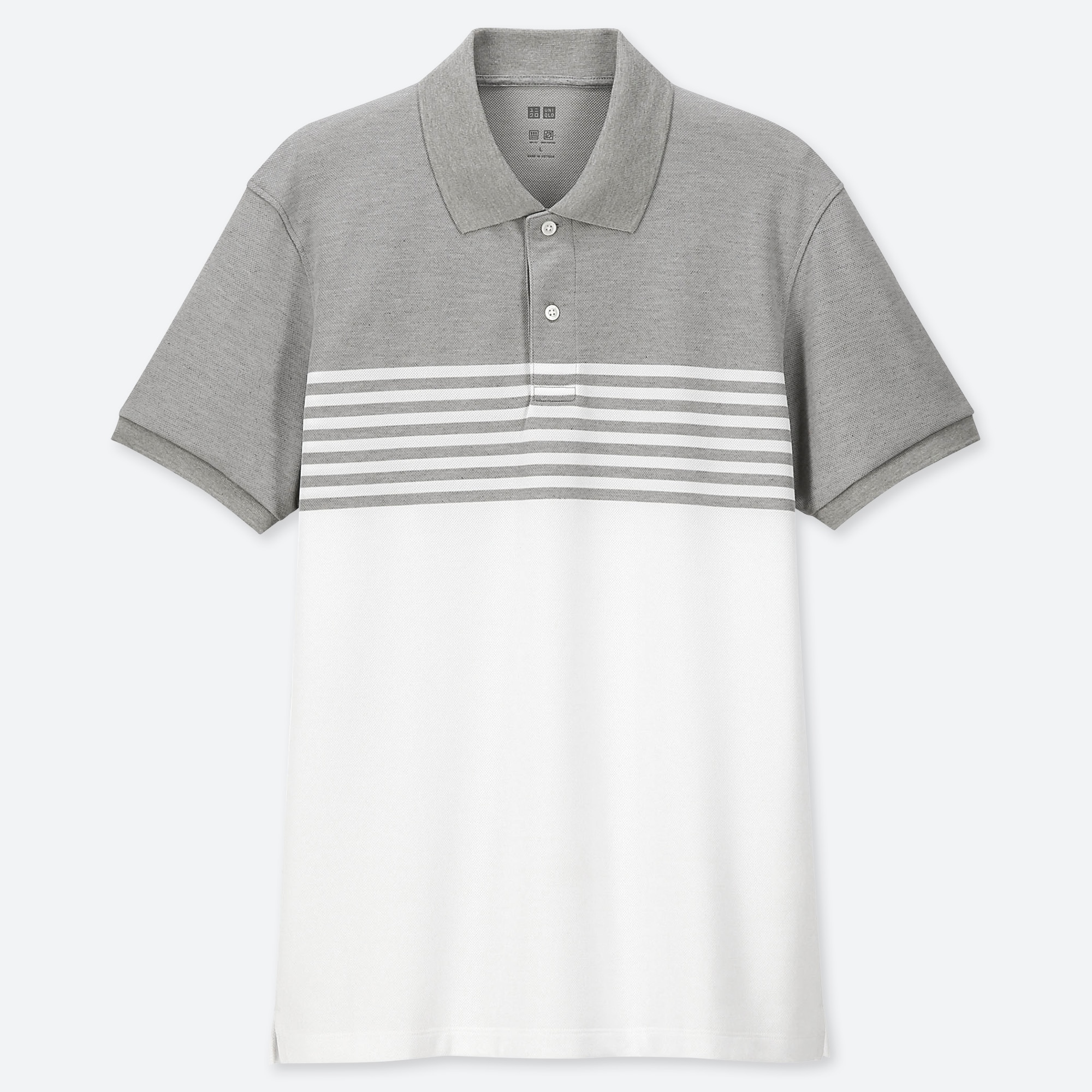 striped polo shirt