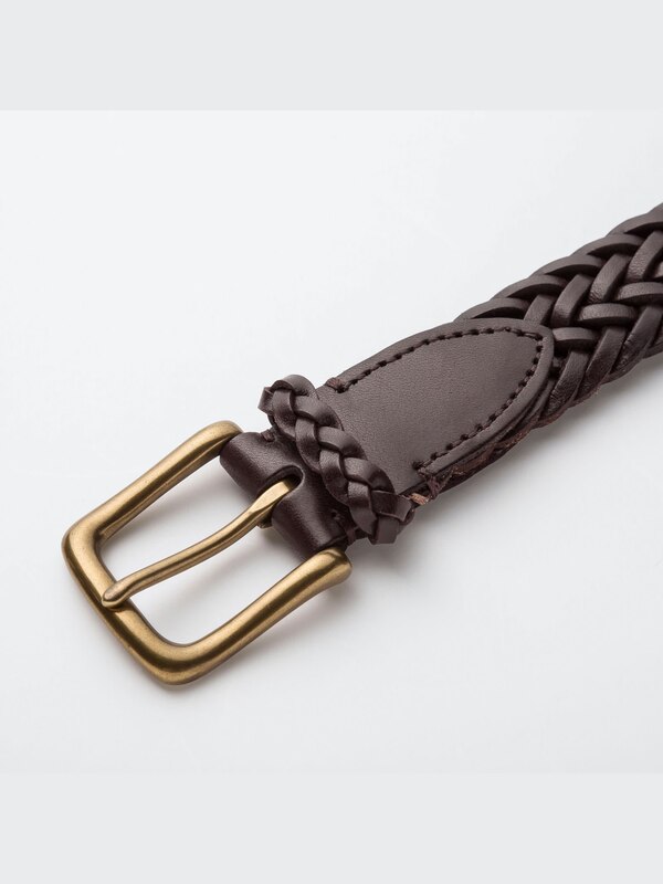 Leather Mesh Belt