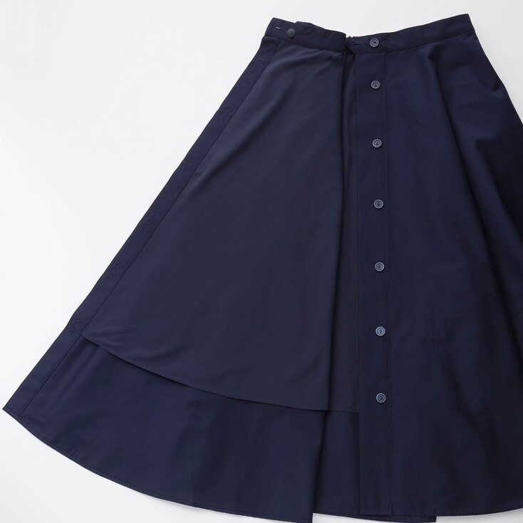 WOMEN FRONT BUTTON CIRCULAR SKIRT | UNIQLO US