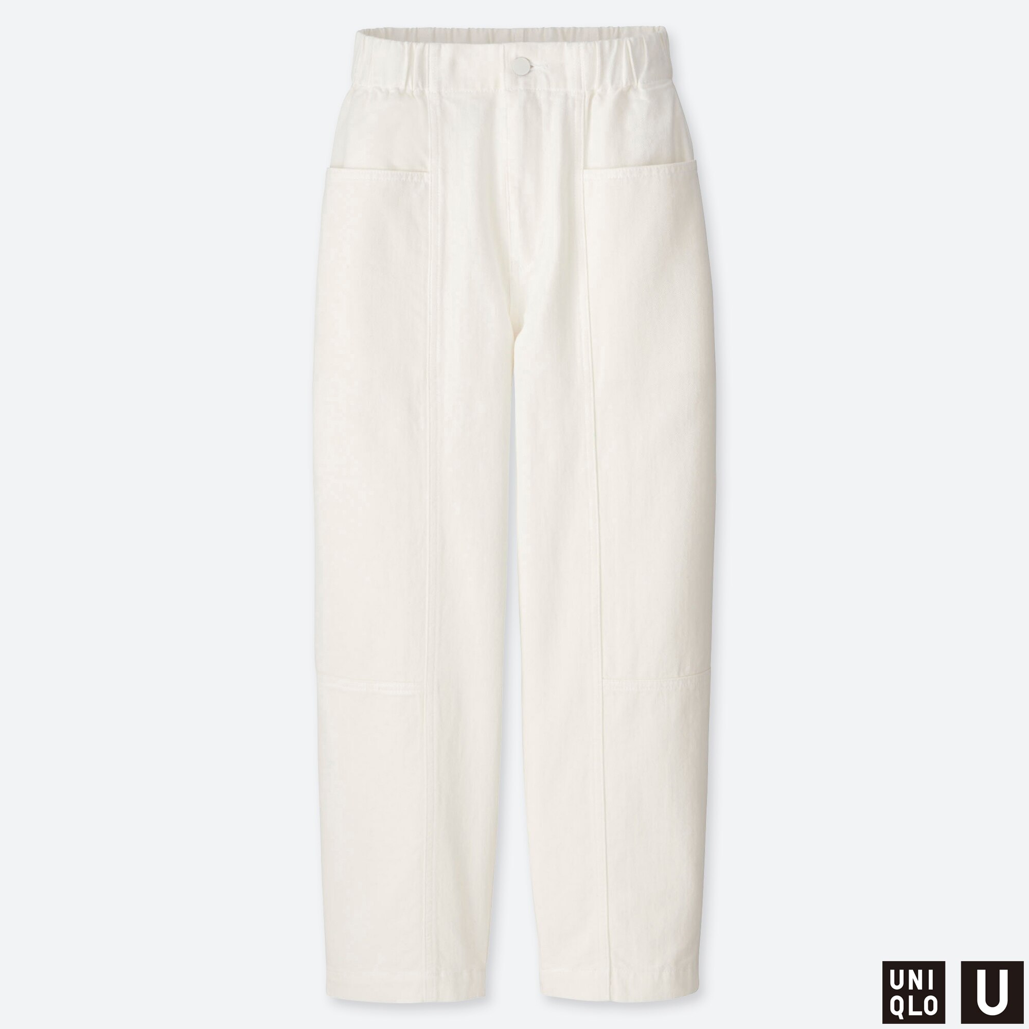 women u denim easy ankle pants