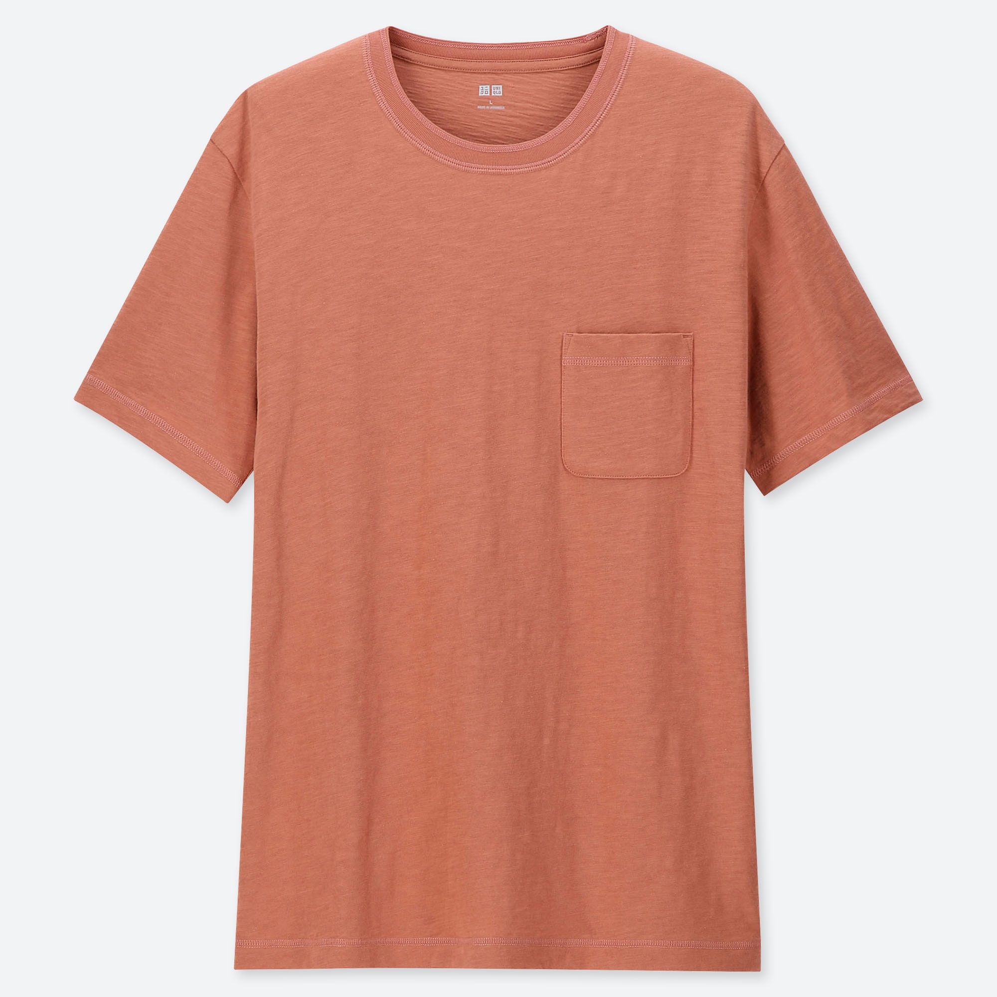 mens crew neck t shirt with pocket