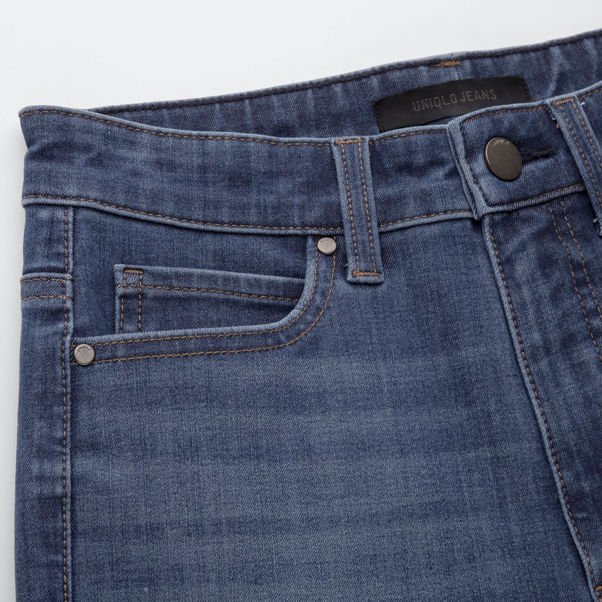 uniqlo high rise ultra stretch ankle jeans