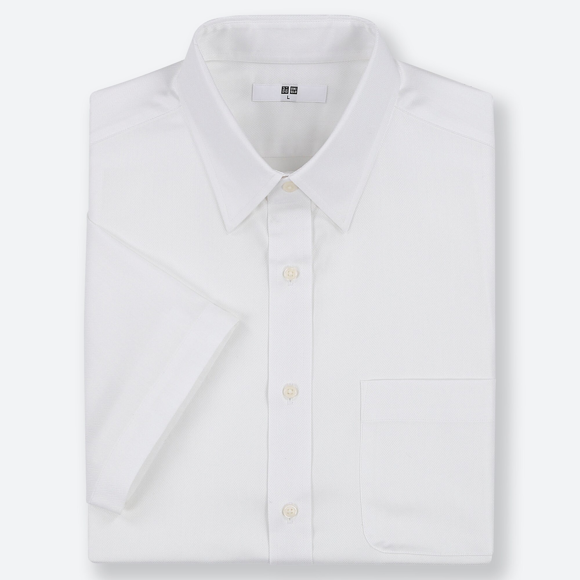 uniqlo white button up