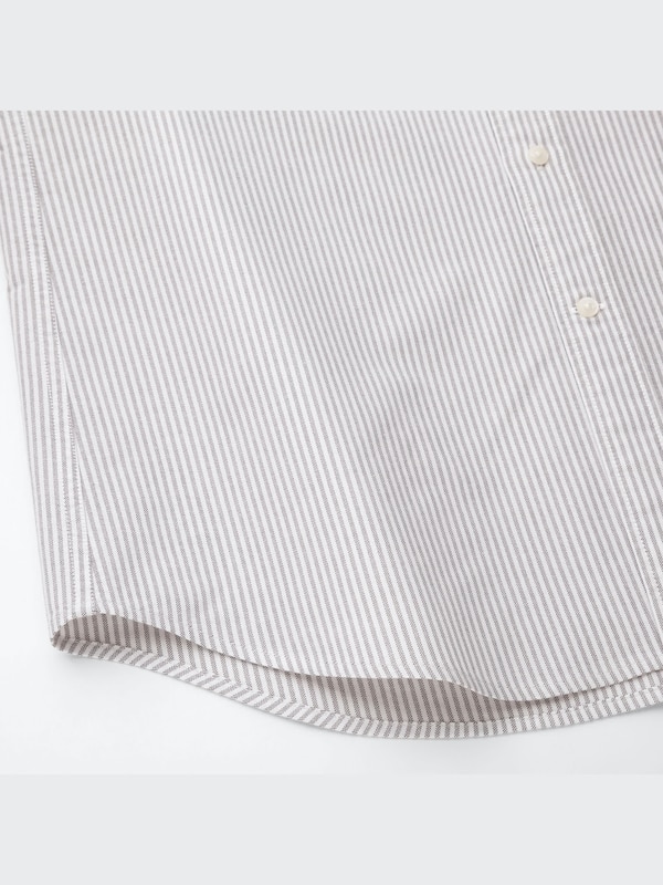 Oxford Striped Slim-Fit Long-Sleeve Shirt