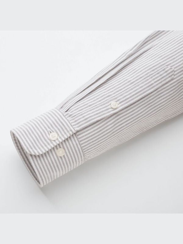 Oxford Striped Slim-Fit Long-Sleeve Shirt