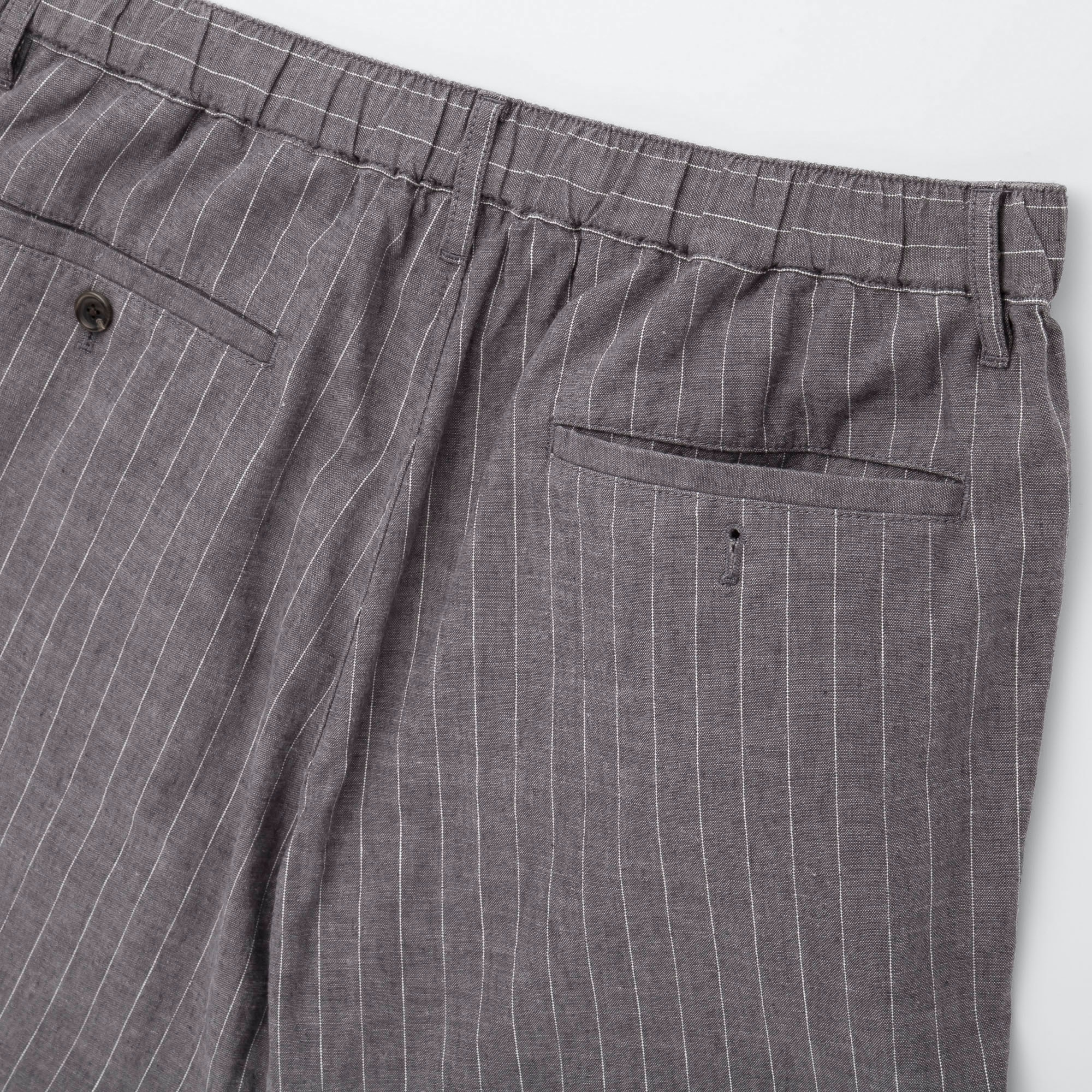 MEN COTTON LINEN STRIPED RELAXED PANTS | UNIQLO US