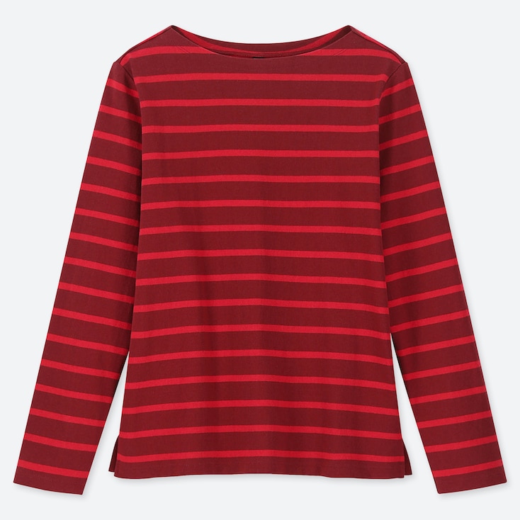 red strip t shirt