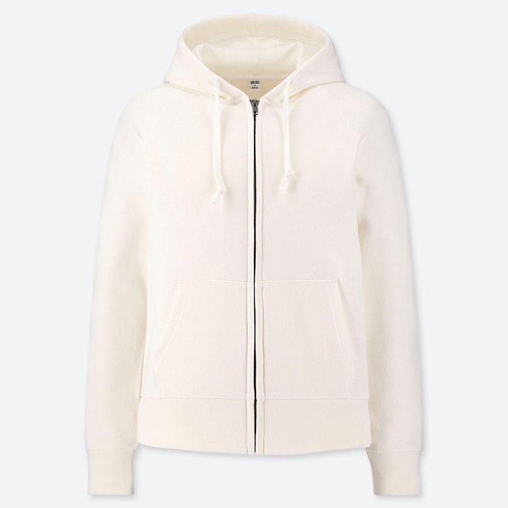 UNIQLO WOMEN SWEAT LONG-SLEEVE FULL-ZIP HOODIE | StyleHint