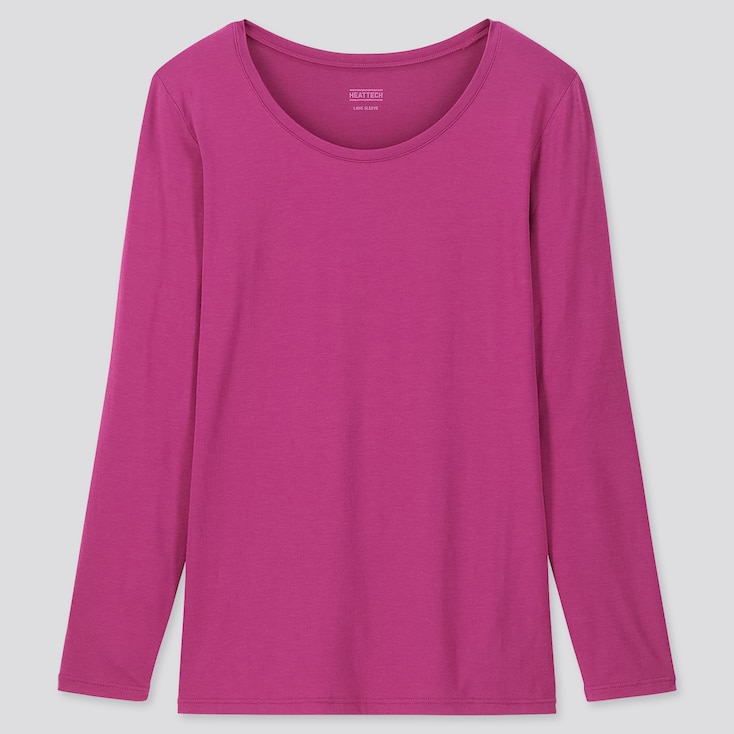 WOMEN HEATTECH CREW NECK LONG-SLEEVE T-SHIRT | UNIQLO US