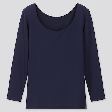 WOMEN HEATTECH EXTRA WARM SCOOP NECK THERMAL TOP