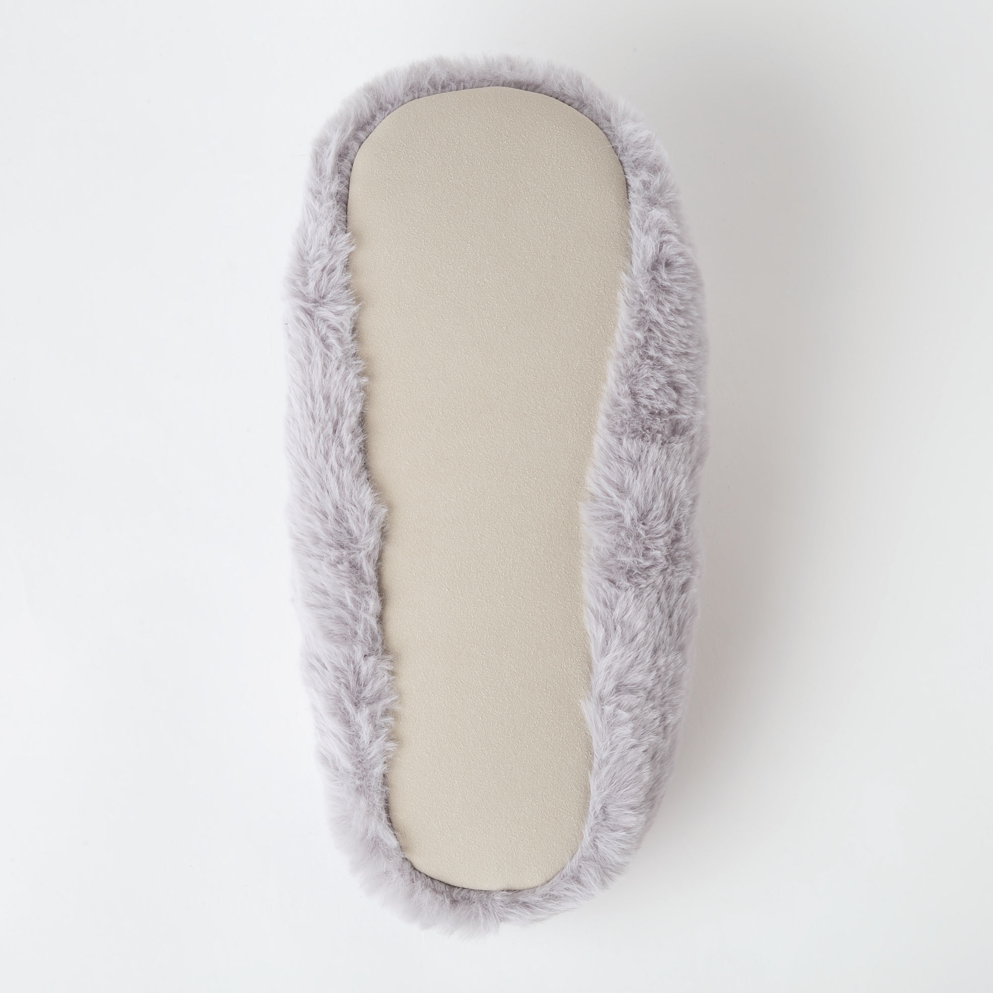 shearling ballet flats