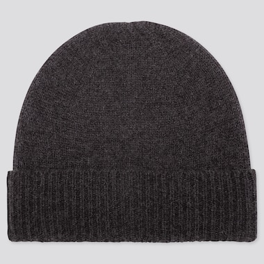 CASHMERE KNITTED BEANIE HAT