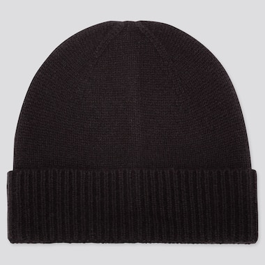 CASHMERE KNITTED BEANIE HAT