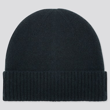 CASHMERE KNITTED BEANIE HAT