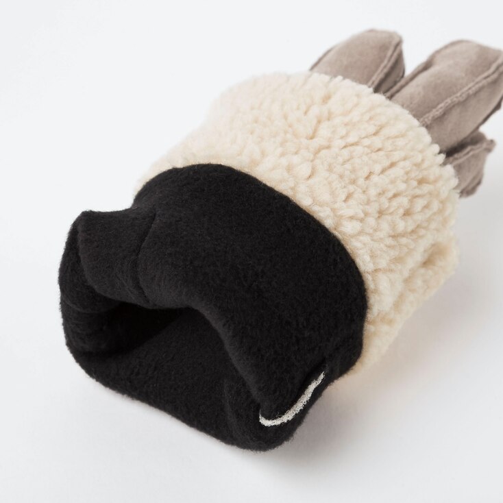WOMEN HEATTECH FAUX SUEDE GLOVES UNIQLO US