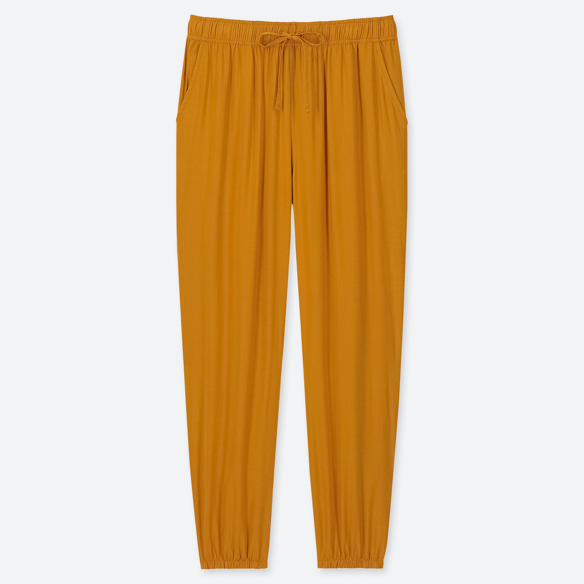 yellow jogging pants