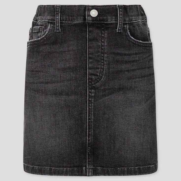 UNIQLO GIRLS ULTRA STRETCH DENIM SKIRT | StyleHint