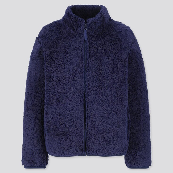fluffy yarn fleece jacket