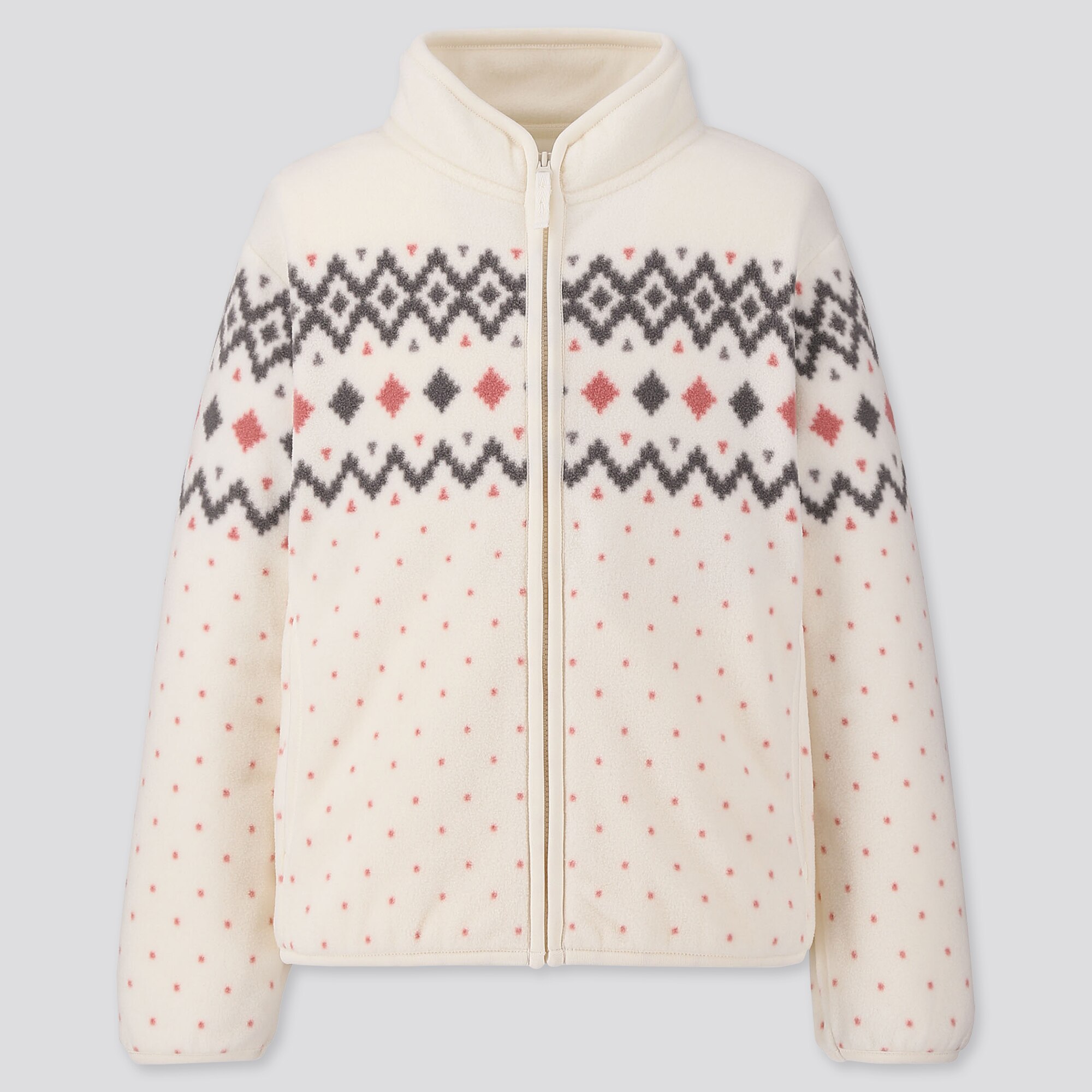 ladies printed fleece jackets