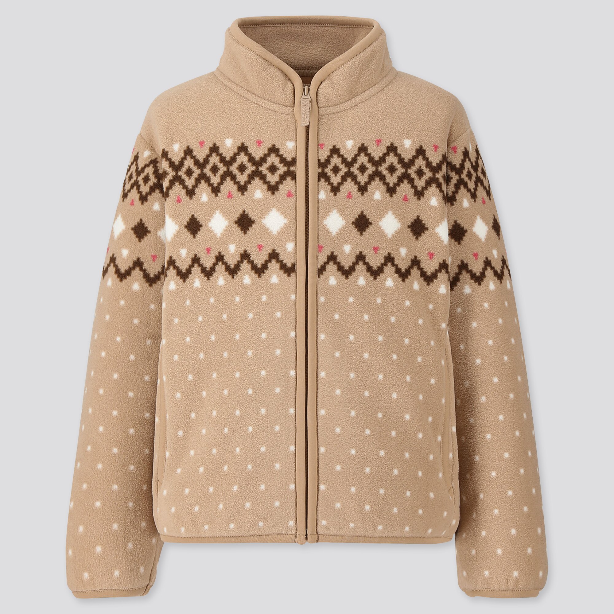 uniqlo printed fleece