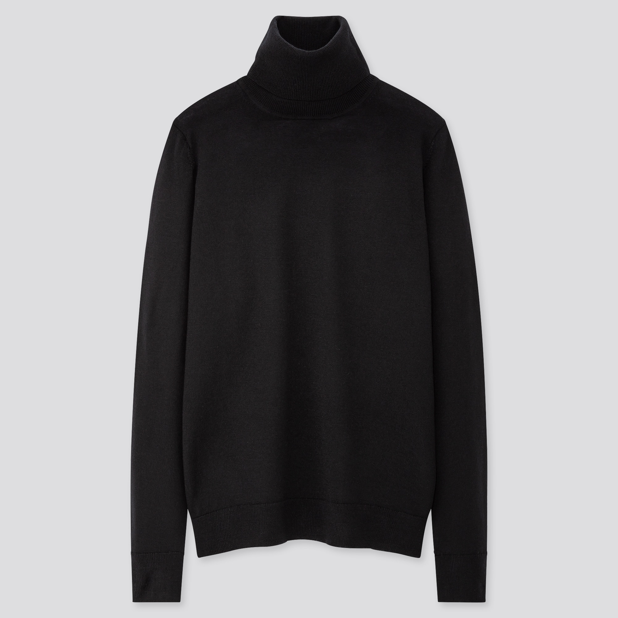 Uniqlo black hotsell turtleneck mens