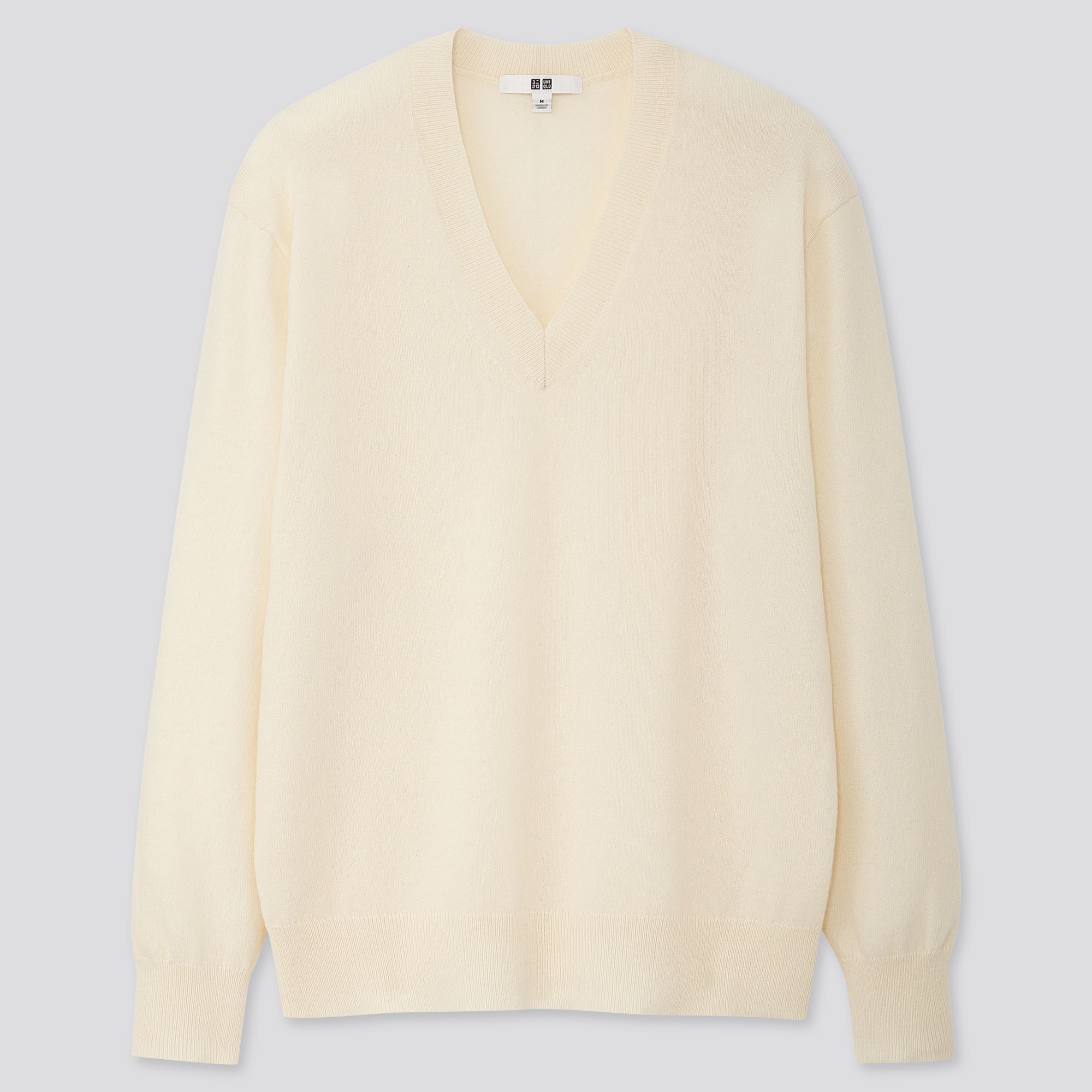 uniqlo women's cashmere v neck sweater