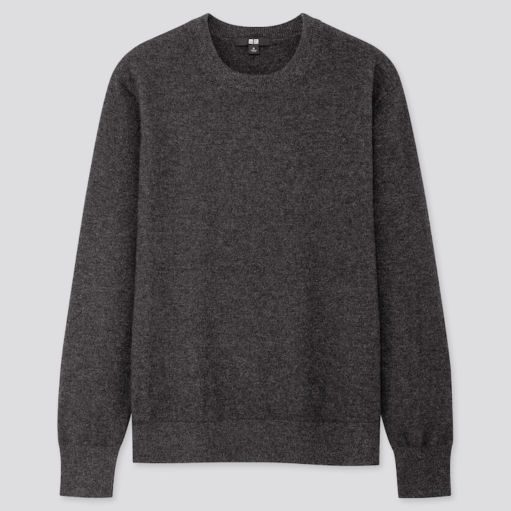 Women 100 Cashmere Relaxed Fit Crew Neck Jumper Uniqlo Uk