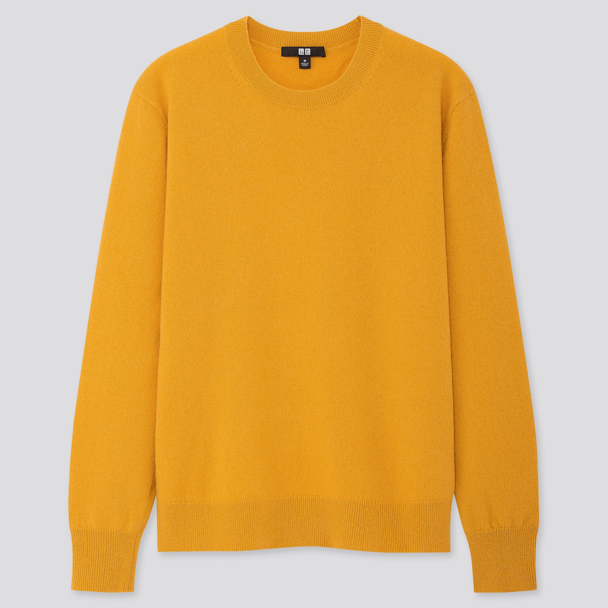 yellow crew neck sweater