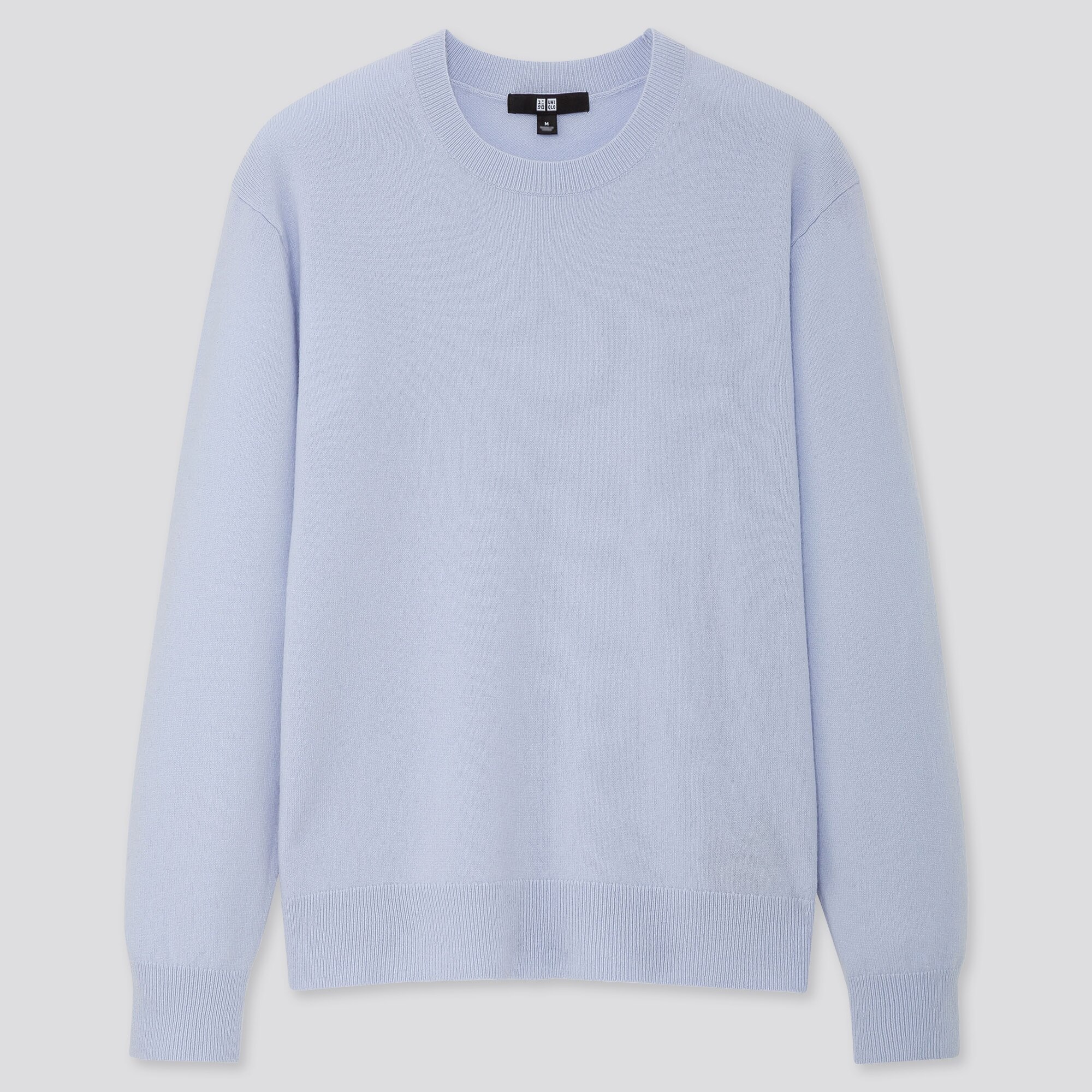 light blue crew neck sweater women's