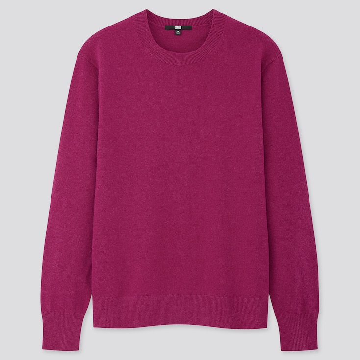 Damen Lockerer 100 Kaschmir Pullover Uniqlo