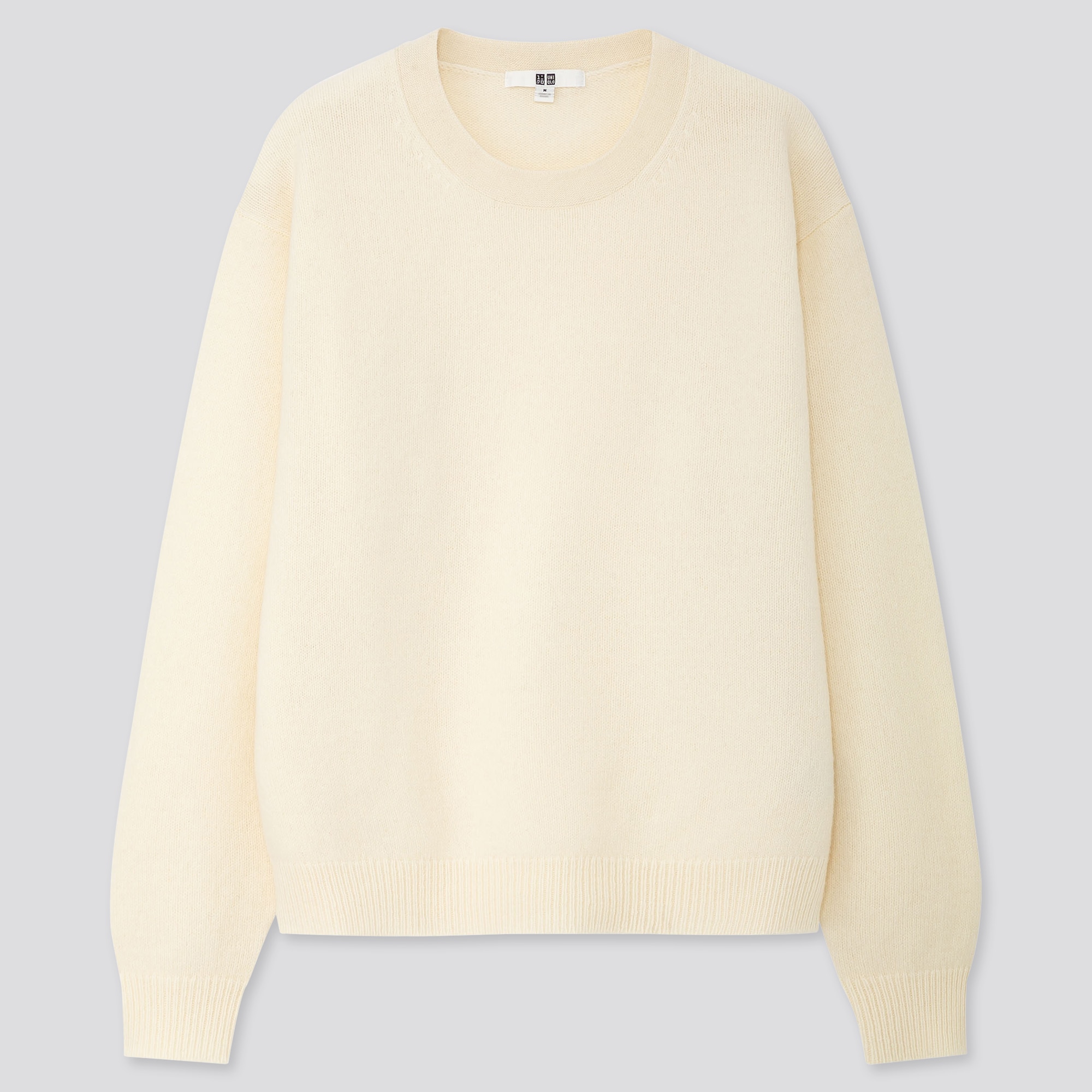 yellow crew neck sweater women's